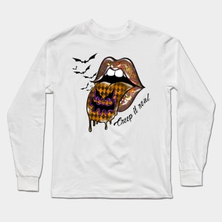 Creep It Real vampire lips Long Sleeve T-Shirt